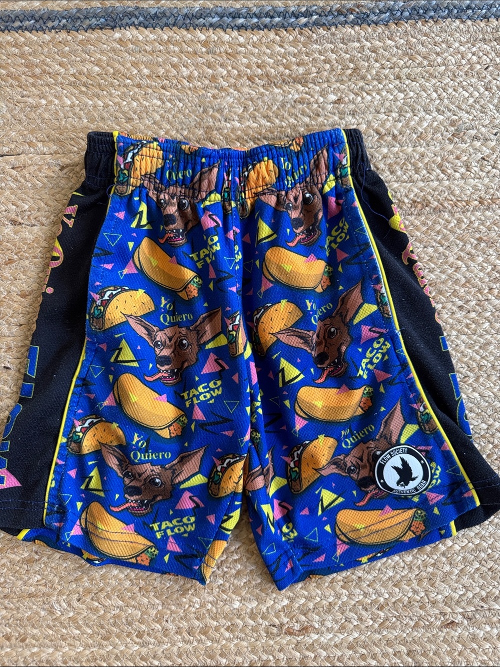 Flow Society Taco Bell Shorts XS